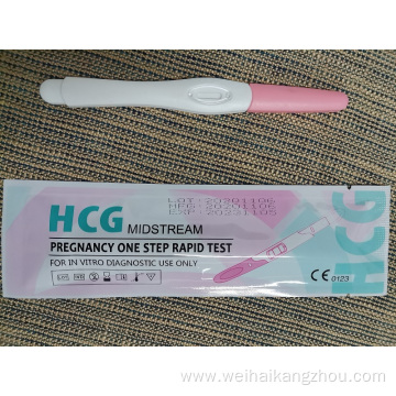 HCG Pregnancy Test midstream in size 3.0 mm